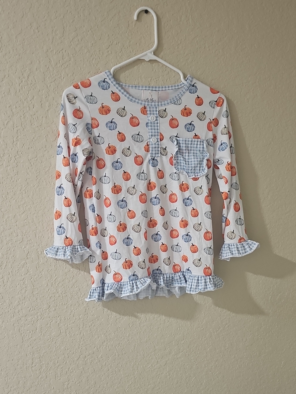 Itty Bitty Brand Pumpkin Tunic Top